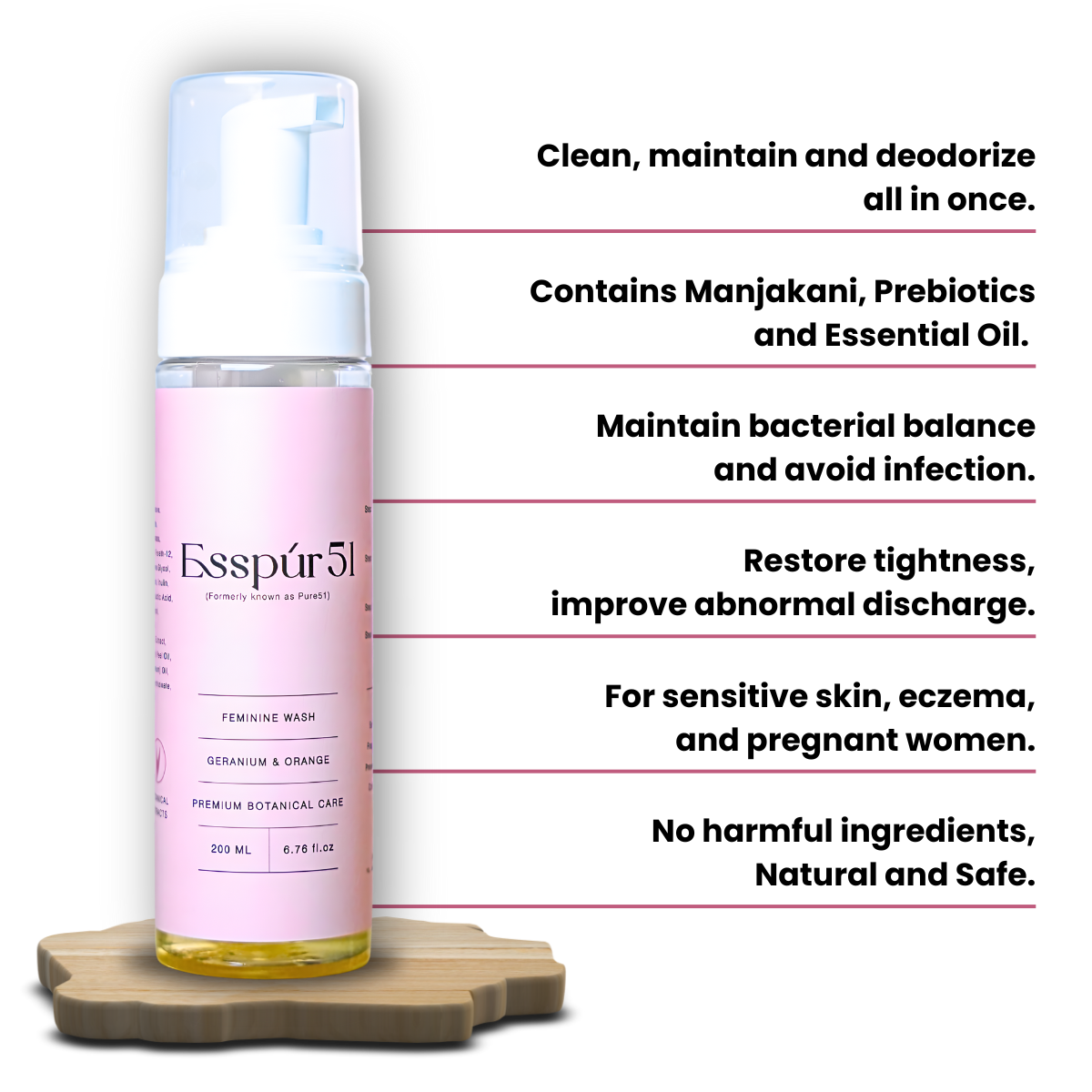 Esspúr51 Feminine Wash