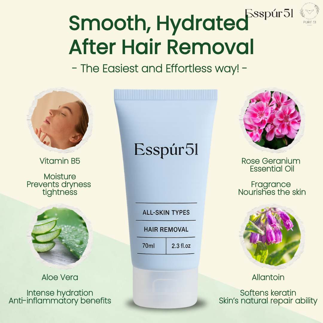 SET C - Removal Cream x3 + Aloe Vera x2