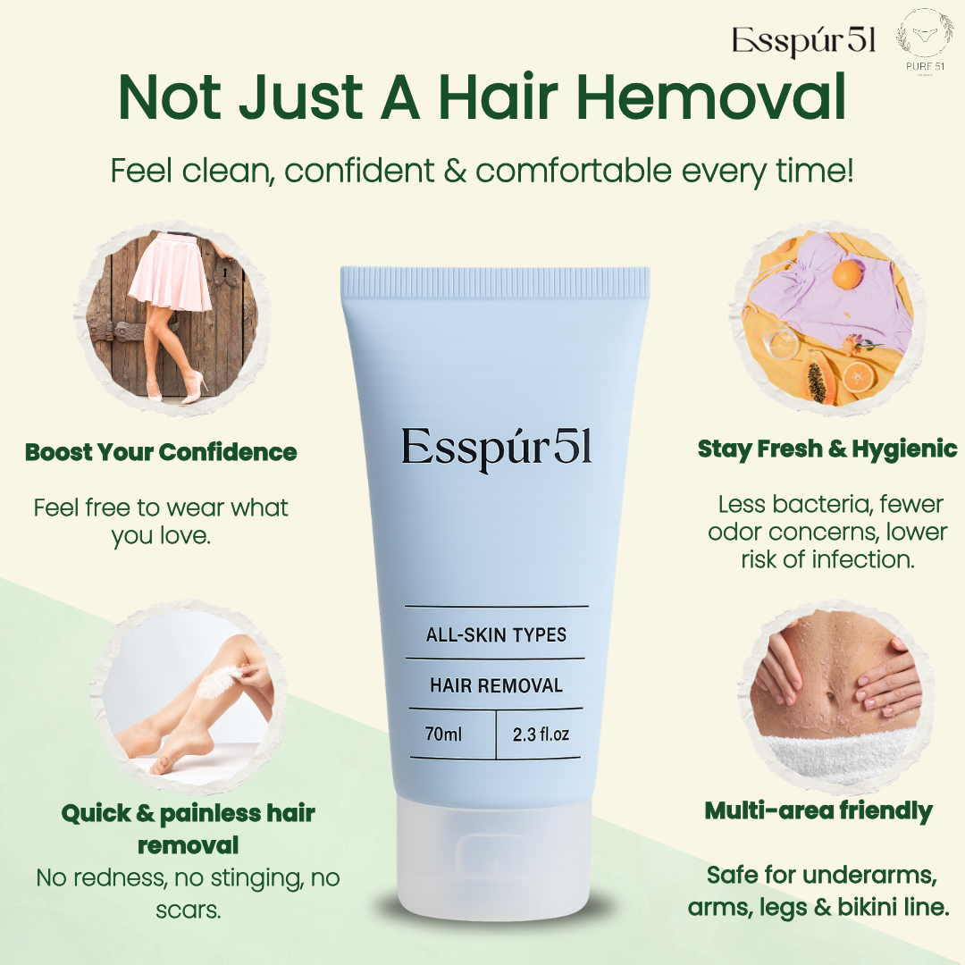SET C - Removal Cream x3 + Aloe Vera x2