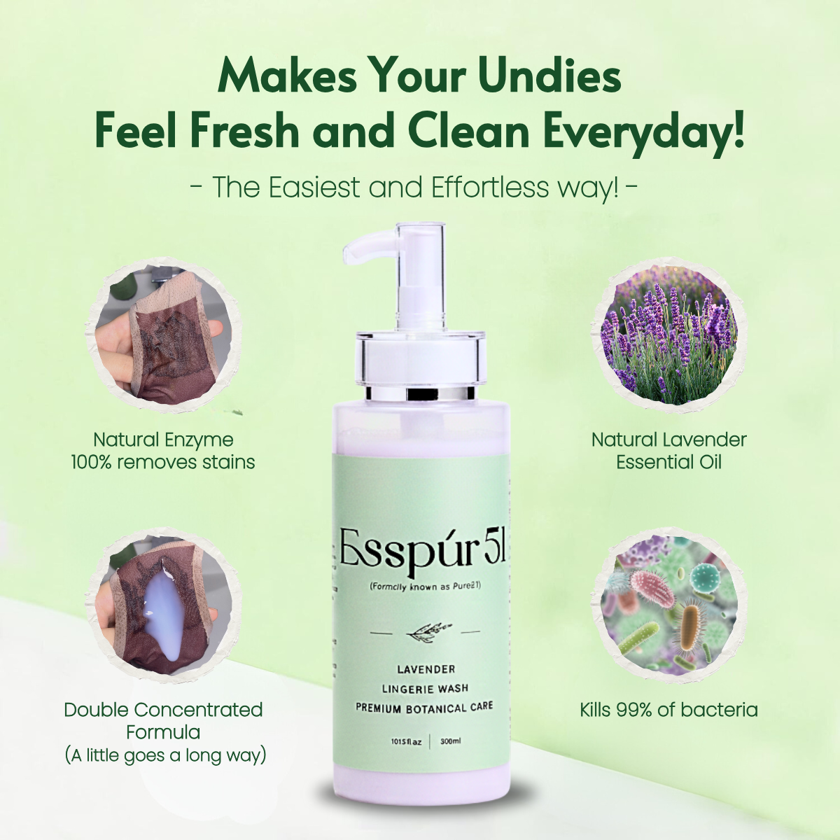 SET A - Lingerie Detergent x1 + FREE Travel Kit x1